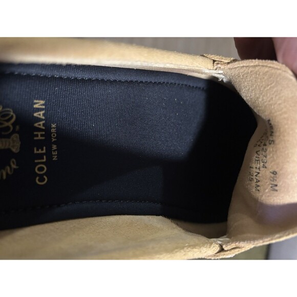 Cole Haan Tan Suede Penny Loafers 9.5M